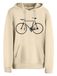 Cotton Prime Sweatshirt 'Bike - Fahrrad' sand / zwart