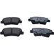 Quaro Kit de plaquettes de frein, frein à disque Quaro Qp6673c Hyundai 2533703