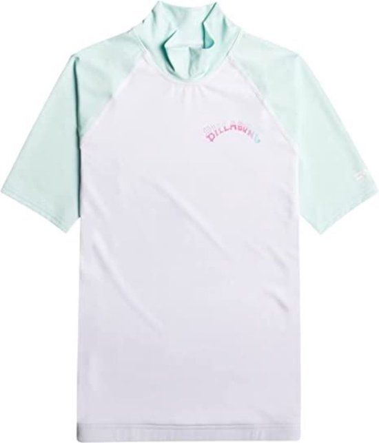 Billabong Sunny Side Women's Short Sleeve UV Rashguard - Sky Blue - Size S