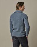 Profuomo Blauw Lange Mouw Overhemd Ppwj30025