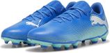 PUMA FUTURE 7 PLAY FG/AG Unisex Voetbalschoenen - Hyperlink Blue-Mint-PUMA White - Maat 46
