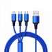 Itimport 3-in-1 MICRO USB-C naar iPhone USB-C oplaadkabel, 5A
