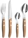 Lou Laguiole Canopée 24-delige Bestekset - Hout - 6 Personen