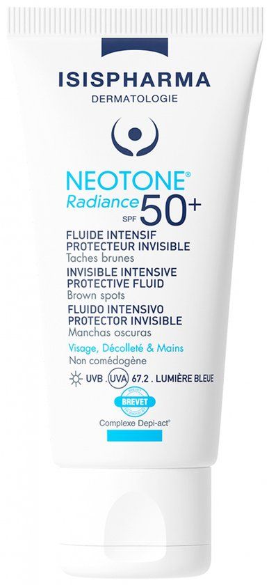 Isispharma Neotone Radiance Intensieve Beschermende Fluïde Onzichtbaar SPF50+ 30 ml