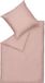 Schöner Wohnen housse de coussin en satin, couleur unie, rose, 40x80 cm