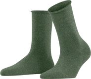 FALKE Shiny Lyocell Sokken Dames Groen Maat 39-42
