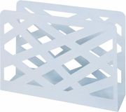 HAKU Tijdschriftenrek | Wit | Metaal | 35 x 10 x 26 cm