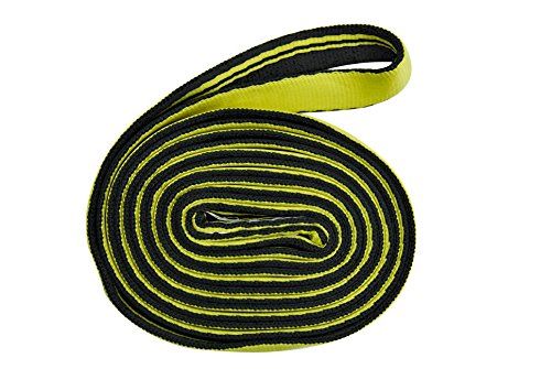 Kong Bandring voor klimrek Aro Sling Tubular - Geel/Zwart - 150 cm