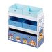 roba Étagères de rangement pour jouets Paw Patrol - Bleu, Blanc, Autoportant, Toile/MDF/Polyester, 63,5 x 67 x 29,5 cm