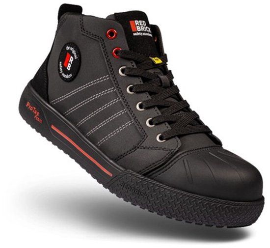 Redbrick Werkschoen Champ High S3s - Zwart - Maat 39