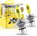 Wan GmbH H4 100/90W Phare jaune halogène 2800K 12V - 2 Pièces