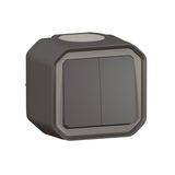 Legrand 0 700 62 Drukknopschakelaar Antraciet IP55