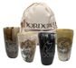 Odin Hornerey Odin set hoornbekers, drinkhoorn set Viking, 300 milliliter