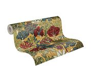 Architects Paper Jungle Behang Floral Impression Vliesbehang 10.05 m x 0.53 m Geel Rood Blauw Gemaakt in duitsland Architects Paper 377571 37757-1