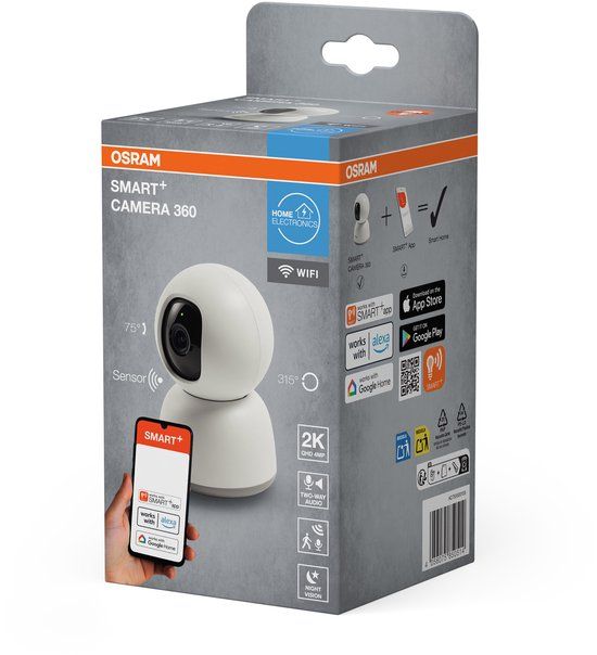 Osram SMART+ WiFi-camera 360° 4MP 2K QHD