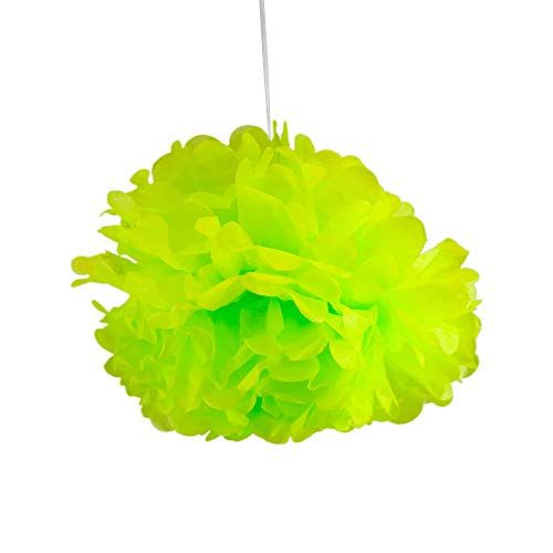 Sky lantern Pompons groen, 30 cm x 2