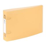 Viquel - Bristol indexmap met identificatielabels - 2 ringen - A5-formaat (25 x 16,5 cm) - Oranje