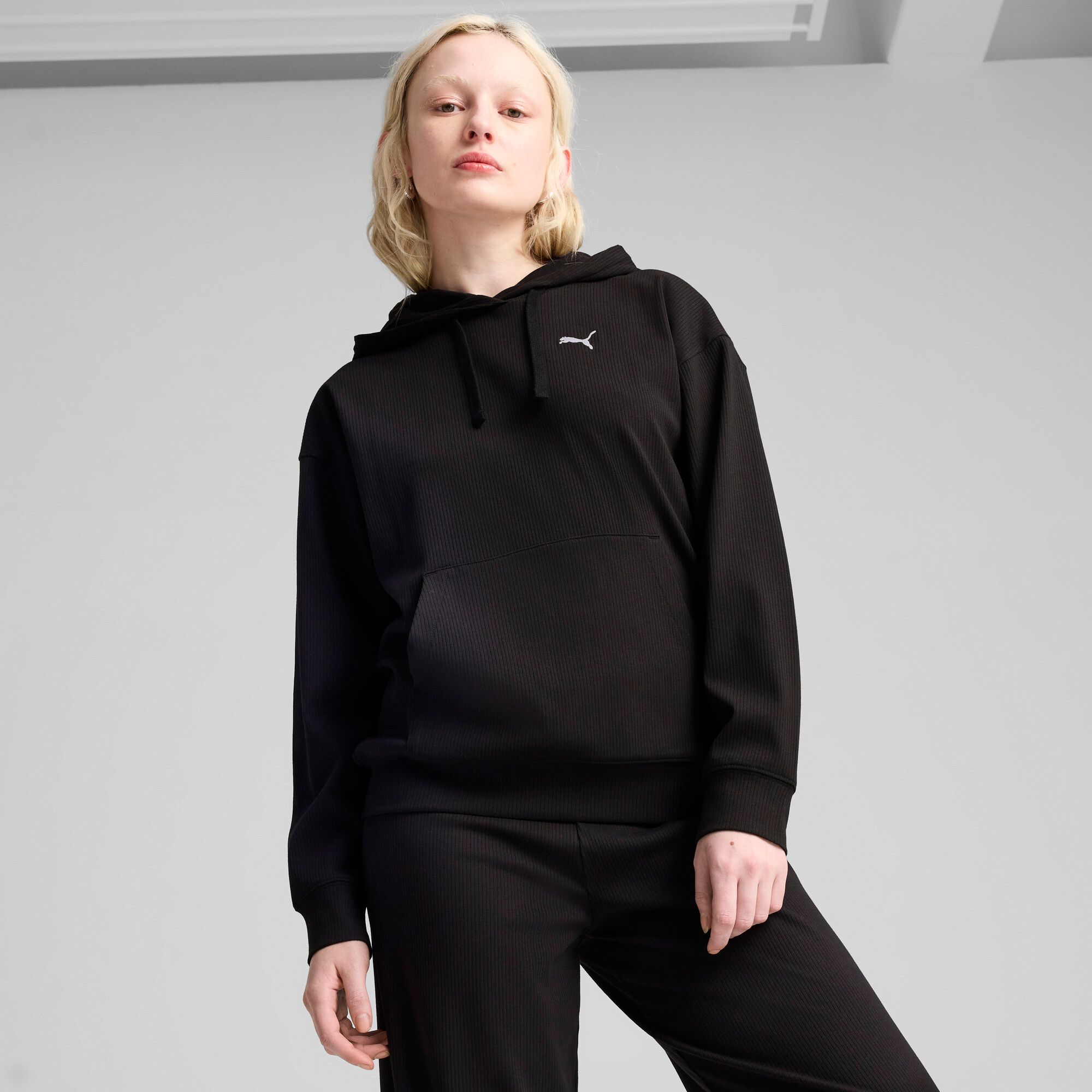 PUMA ESS ELEVATED Comfort Rib Hoodie