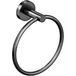 BES LED Leoni Rimbo Porte-serviettes 16cm Rond PVD Gunmetal Gris