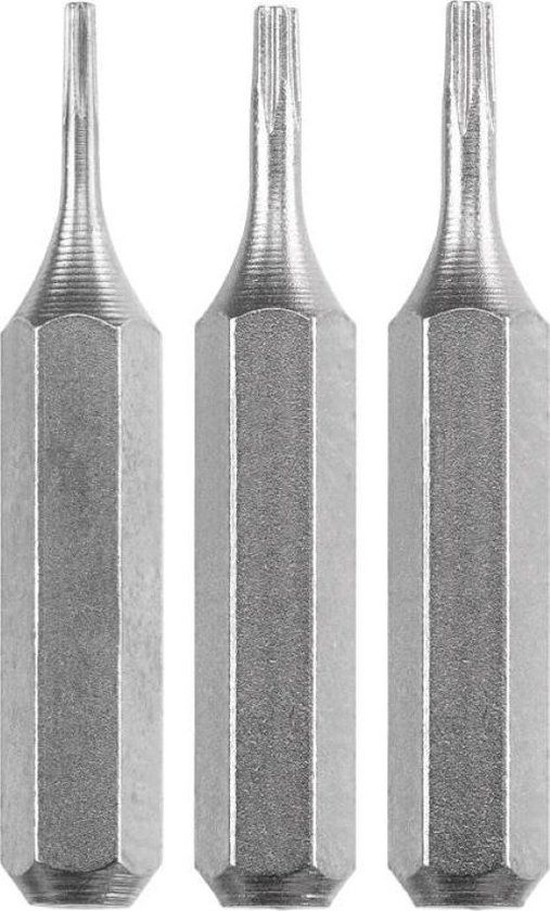 KWB Schroefbit Star 0.8, 1.2 en 2.0 - Industrial steel - 25 mm - 3 stuks