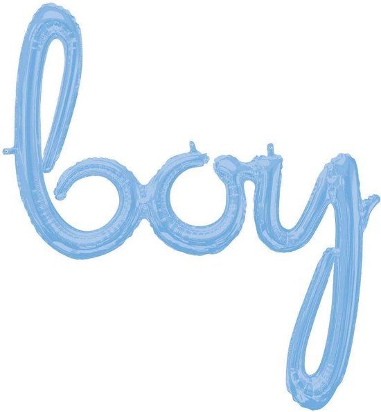 Amscan Ballon Boy 381 Cm Folie Blauw