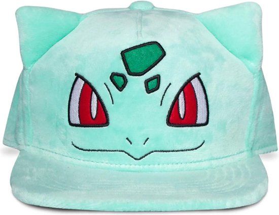 Pokémon Bulbasaur Snapback Cap - Adjustable - Blue