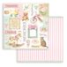 STAMPERIA INTL, KFT SBB853 Scrapbooking Double Face Sheet-Daydream Bear and Accessoires, White, OSFA, 7