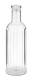 APS 10748 fles "STRIPES", transparant, siliconen/MS, 1 L, 9 cm x 28,5 cm