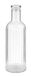 APS 10748 fles "STRIPES", transparant, siliconen/MS, 1 L, 9 cm x 28,5 cm