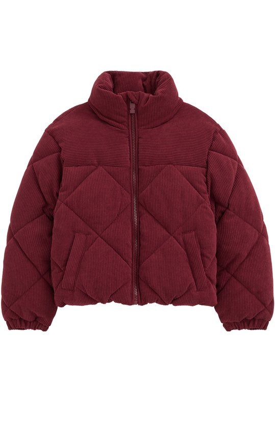 WE Fashion Meisjes gewatteerde jas van corduroy