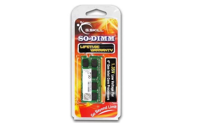 G.Skill 4GB DDR3-1600 SO-DIMM Notebook Memory - F3-1600C9S-4GSL