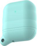 By Qubix AirPods 1/2 hoesje siliconen waterproof series - soft case - mint groen