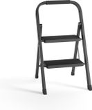 RMBO Keukentrap - 2 treden - 80 cm hoog - Zwart