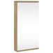 vidaXL Badkamerkast met spiegel 30x24x60 cm eikenkleurig