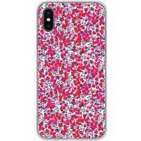 Apple iPhone X, Apple iPhone XS liberty wiltshire rouge bedrukt siliconen hoesje