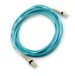 HPE LC to LC Multi-mode OM3 2-Fiber 2.0m Blue Fiber Optic Cable