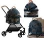 Pet Gear 3-in-1 reissysteem, View 360 kinderwagen converteert naar drager en boosterstoel met Easy Click N Go-technologie, voor kleine honden en katten, 4 kleuren