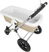 Hypoallergene Babyline Fucabla draagtas, anti-allergisch en zacht, ademend, hoes voor draagtas, binnenvoering, 100% gemaakt in Spanje, wit, 90 x 40 cm