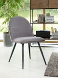 Giga Living Eetkamerstoel Minto Grijs Fabric