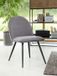 Giga Living Eetkamerstoel Minto Grijs Fabric