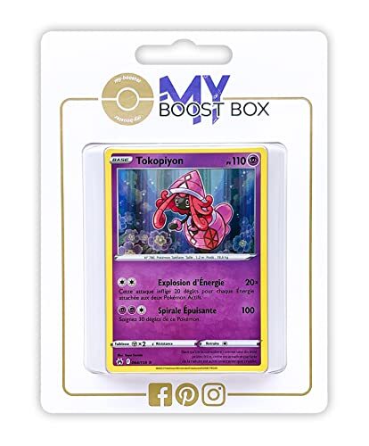 my-booster Tokopiyon (Tapu Lele) 64/159 Holo or Reverse (aleatory) - Myboost X Epée et Bouclier 12.5 Zénith Suprême - Doos met 10 Franse Pokemon kaarten