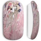 Maniacase Draadloze Muis meisje manga roze