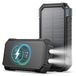 A ADDTOP Solar Power Bank – 20000 mAh draadloze powerbank met USB C