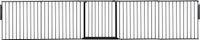 Safetots Kamerbreedhek, Panelenhek, Tot 370cm Breed, Zwart, 70cm Hoog