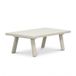 LUX outdoor living Venezia loungetafel | aluminium | beige | 121x60cm