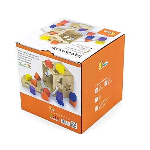Viga - Box Cm 14,5 cm puzzel speelgoed 821, meerkleurig, 6934510536596