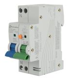 Electraline 87014 Differentieelstroomonderbreker (RCBO), 16A, type A, curve C, gevoeligheid 30mA, 1P+N-aansluiting