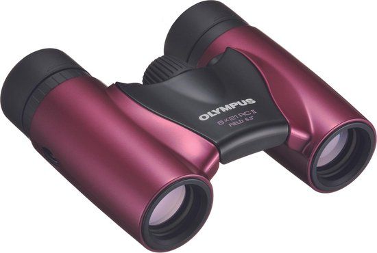 Olympus 8x21 RC II Metal Magenta Binoculars - Magenta
