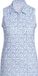 Adidas Ultimate365 Printed Climacool Dames Mouwloze Polo Lichtblauw