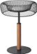 Osram Decor Mesh Tafel LED Tafellamp, Zwart Metalen gaas, Rubberhout, 10W, 640lm, 3000K, 300mm